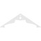 Ekena Millwork Pitch Heath Architectural Grade PVC Gable Pediment, 60"W x 20"H x 1"P (8/12) GPP060X020X100HEA - alternate 3